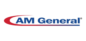 Эмблема марки AM General. 
Определить какие типы АКПП установлены на модели автомобилей AM General.