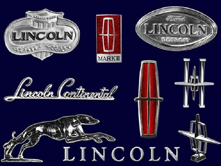 Варианты эмблемы автомобилей Lincoln